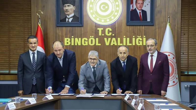 Bingöl'de 15 Yeni Süt Toplama Merkezi İçin Protokol İmzalandı