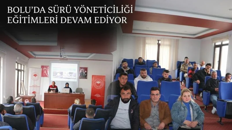 Bolu'da Küçükbaş Hayvancılık İçin Sürü Yöneticiliği Eğitimi Başladı