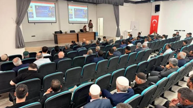 Derik'te Kamu Personeli ve Vatandaşlara Yönelik Bağımlılık Eğitimi Verildi