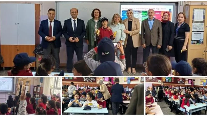 Diyarbakır'da Dünya Gıda Günü Dolayısıyla Öğrencilere Bilgilendirme Yapıldı