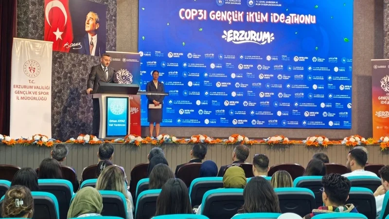Erzurum'da Gençlik İklim İdeathonu: Geleceğin Çözümleri Yarışıyor
