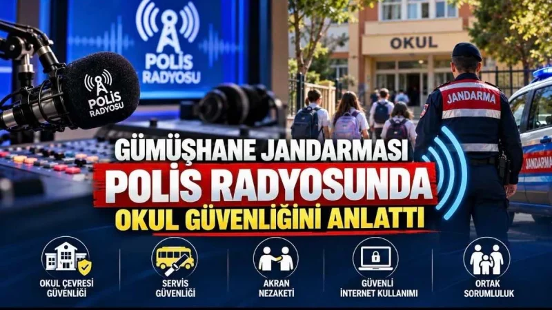 Gümüşhane Jandarması'ndan Okul Çevresi Güvenliği İçin Kritik Uyarılar