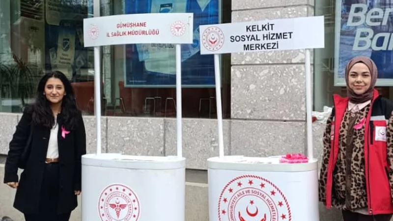 Gümüşhane'nin Kelkit İlçesinde Meme Kanseri Farkındalık Etkinliği Düzenlendi