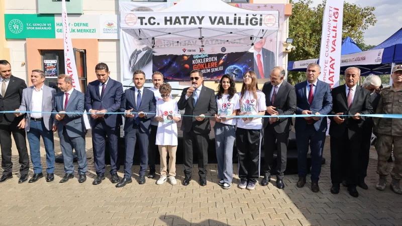 Hatay'da 'Köklerden Göklere Defne Bilim Şenliği' Kapılarını Açtı