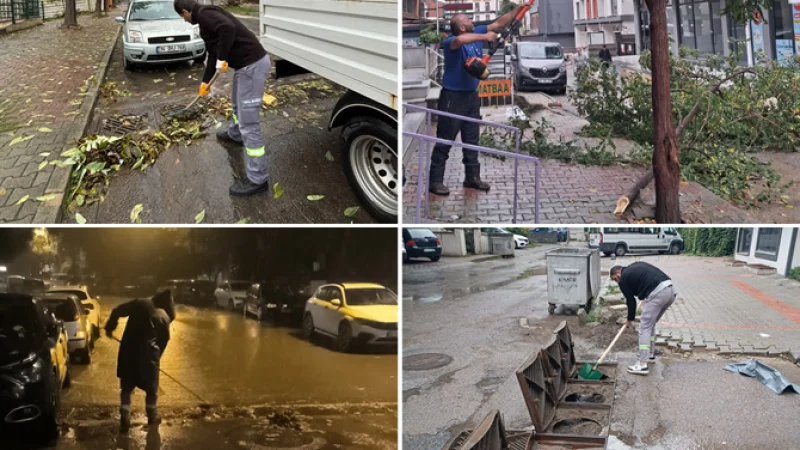 Kartal'da Şiddetli Yağış ve Fırtına Alarmı: Ekipler Sahada