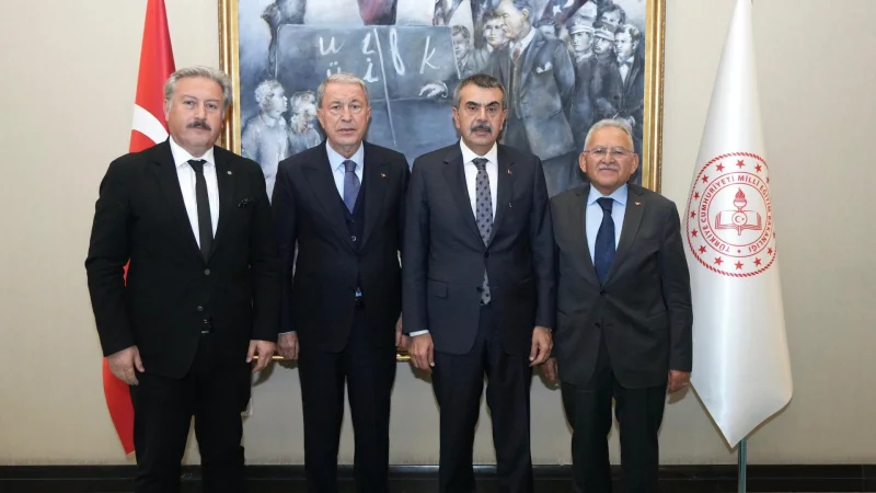 Kayseri Büyükşehir Belediyesi'nden Milli Eğitim Bakanlığı'na Ziyaret
