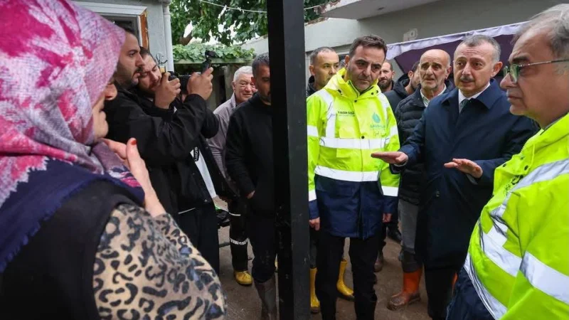 Kocaeli'de Şiddetli Yağış Sonrası Saha İncelemesi: Yaralar Hızla Sarılacak
