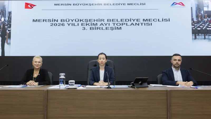 Mersin Büyükşehir Belediye Meclisi Ekim Ayı 3. Birleşimi Gerçekleştirildi