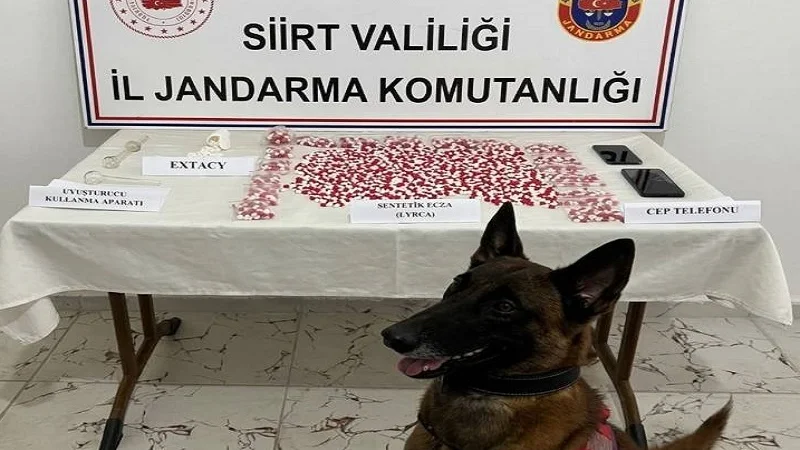 Siirt'te Yolcu Otobüsünde Uyuşturucu Operasyonu: 2 Bin 650 Hap Ele Geçirildi