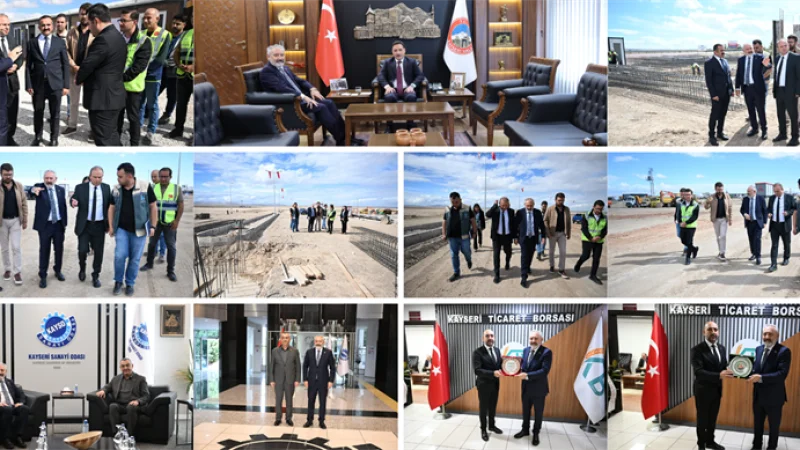 Tarım ve Orman Bakanlığı Genel Müdürü Yıldız Kayseri'de Yatırımları İnceledi