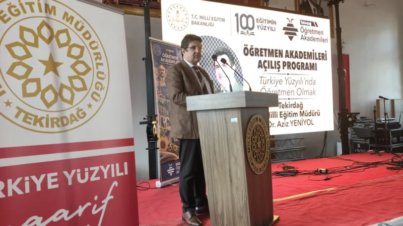 Tekirdağ Öğretmen Akademileri Törenle Kapılarını Açtı