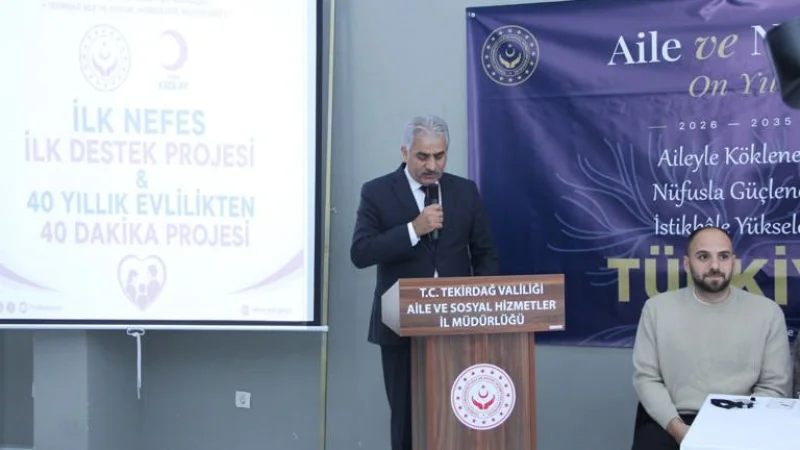 Tekirdağ'da 40 Yıllık Çiftler Evliliğe Hazırlanan Gençlerle Buluştu