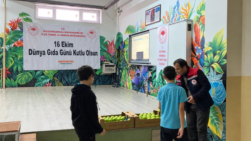 Tekirdağ'da Dünya Gıda Günü Kapsamında Bilinçlendirme Etkinlikleri Düzenlendi
