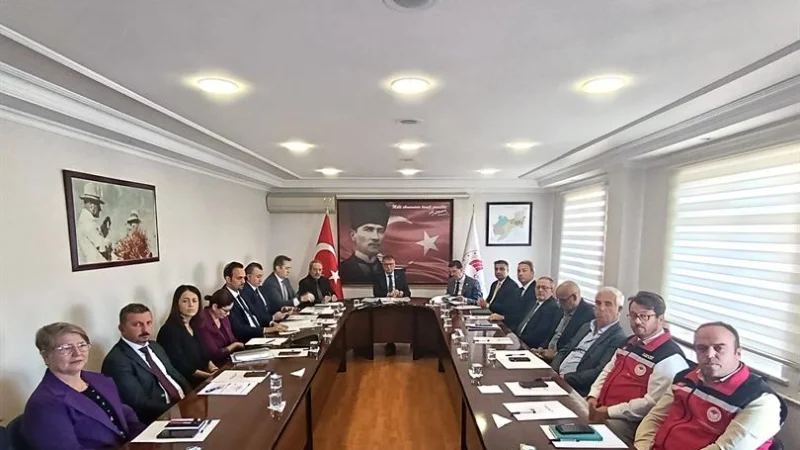 Tekirdağ'da Tarımsal Kuraklık İl Kriz Merkezi Toplandı