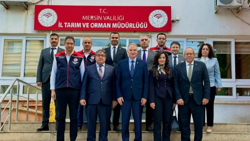 TMO Genel Müdürü Ahmet Güldal'dan Mersin'e Tarım Ziyareti