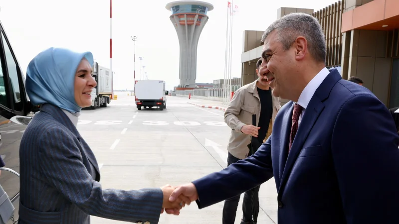 Aile ve Sosyal Hizmetler Bakanı Mahinur Özdemir Göktaş Mersin'e Geldi