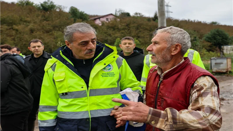 Sakarya'da Sel ve Taşkın Bölgesinde İnceleme: Ekipler Sahada Çalışmalarını Sürdürüyor