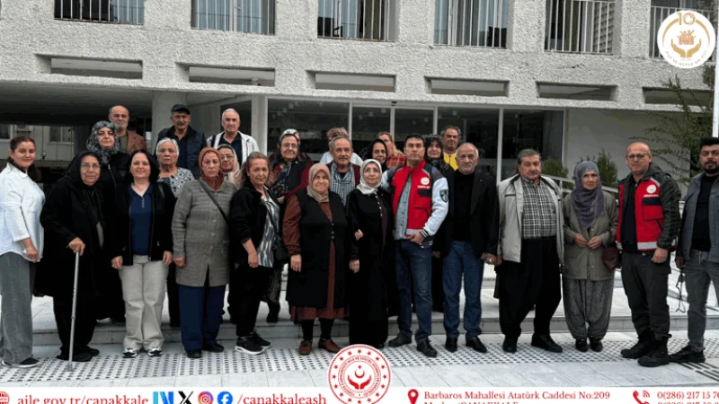 Çanakkale'de Adana'dan Gelen Şehit Yakınları ve Gaziler Ağırlandı
