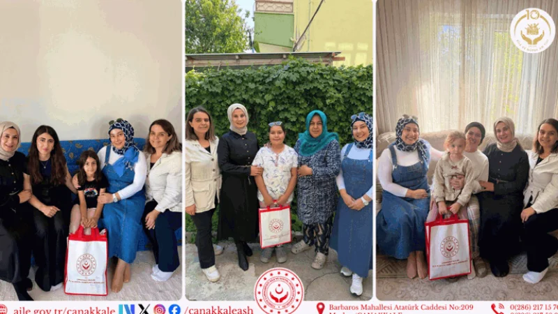 Çanakkale'de Dünya Kız Çocukları Günü Dolayısıyla Ziyaretler Gerçekleştirildi