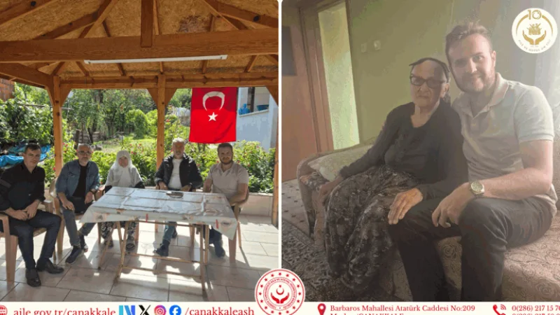 Çanakkale'de Şehit Ailelerine Vefa Ziyareti