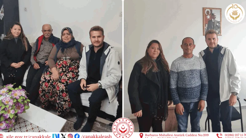 Çanakkale'de Şehit Yakınları ve Gazilere Vefa Ziyareti