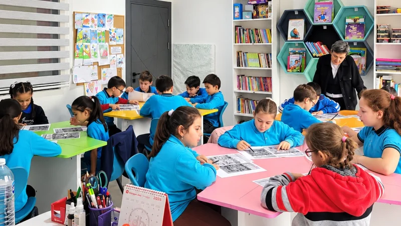 Canik Belediyesi Halk Kütüphanesi ve Etüt Merkezi Çocukların Buluşma Noktası Oldu