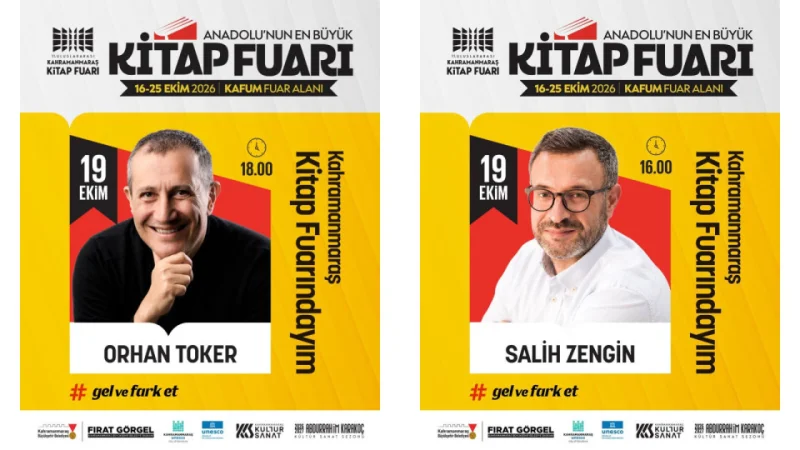 Kahramanmaraş Kitap Fuarı'nda Salih Zengin ve Orhan Toker Söyleşisi