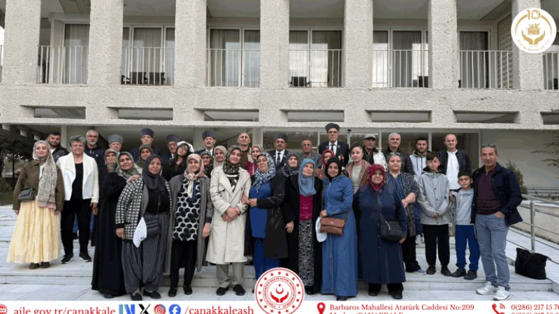 Karaman'dan Gelen Şehit Yakınları ve Gaziler Çanakkale'de Ağırlandı
