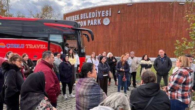 Tekirdağ ve İzmir'den Gelen Ziyaretçilerin Rotası Devrek BastonPark Oldu