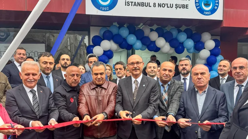 Türk Eğitim-Sen İstanbul 8 No’lu Şube Yeni Hizmet Binası Törenle Açıldı