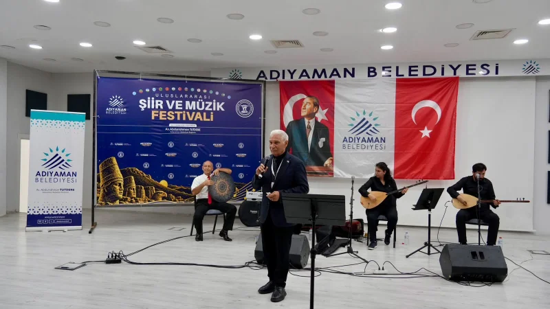 Adıyaman'da Uluslararası Şiir ve Müzik Festivali Düzenlendi