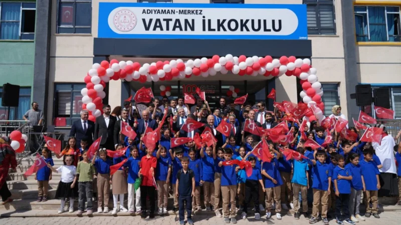 Adıyaman'da Yeni Eğitim Yılı Başladı: Derslik Kapasitesi Deprem Öncesini Geçti