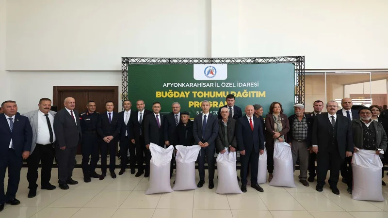 Afyonkarahisar'da Üreticilere 300 Milyon TL'lik Tarım ve Hayvancılık Desteği