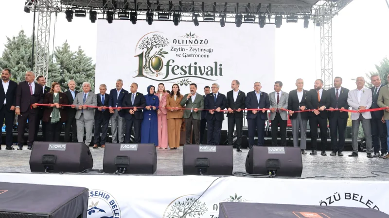 Altınözü'nde 10. Zeytin, Zeytinyağı ve Gastronomi Festivali Başladı