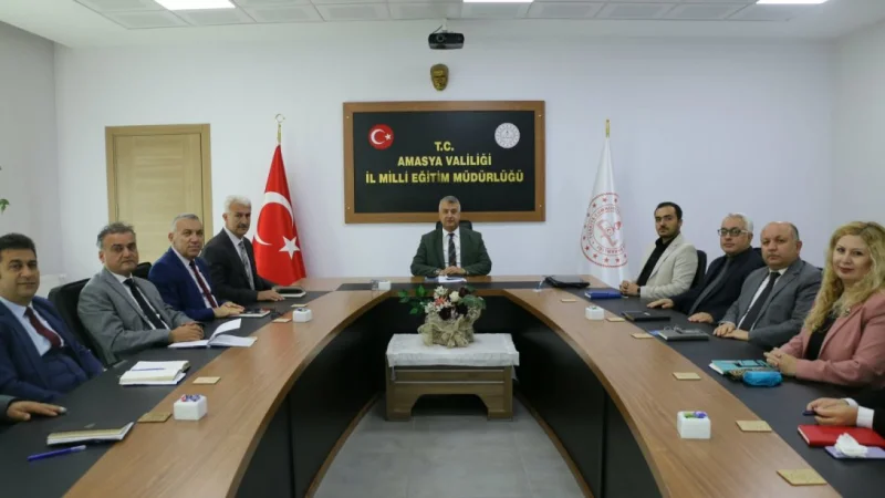 Amasya'da Eğitimde Yeni Dönem Hedefleri Masaya Yatırıldı