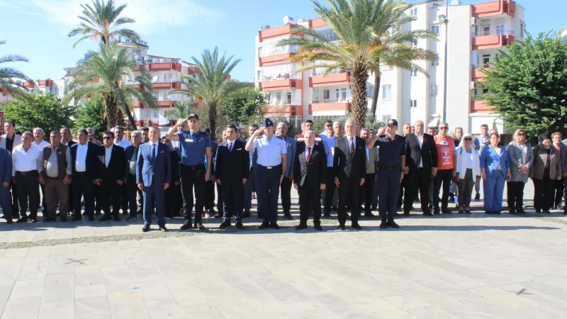 Anamur'da 19 Ekim Muhtarlar Günü Törenle Kutlandı