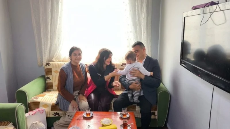Ardahan'da Evlenecek Gençlerin Desteklenmesi Projesi Faydalanıcılarına Ziyaret