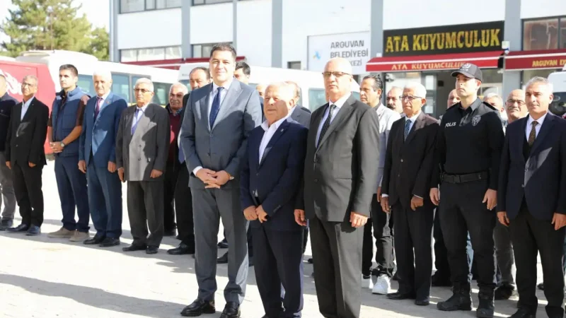 Arguvan'da 19 Ekim Muhtarlar Günü Dolayısıyla Tören Düzenlendi