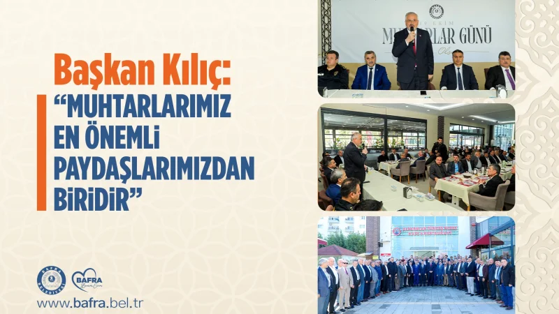 Bafra’da 19 Ekim Muhtarlar Günü Dolayısıyla Kahvaltı Programı Düzenlendi