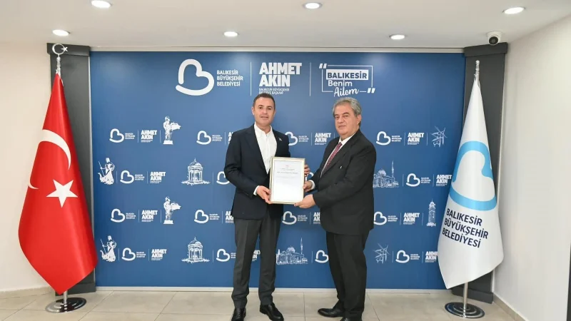 Balıkesir'de BASKİ'ye Mavi Su Verimliliği Belgesi Verildi