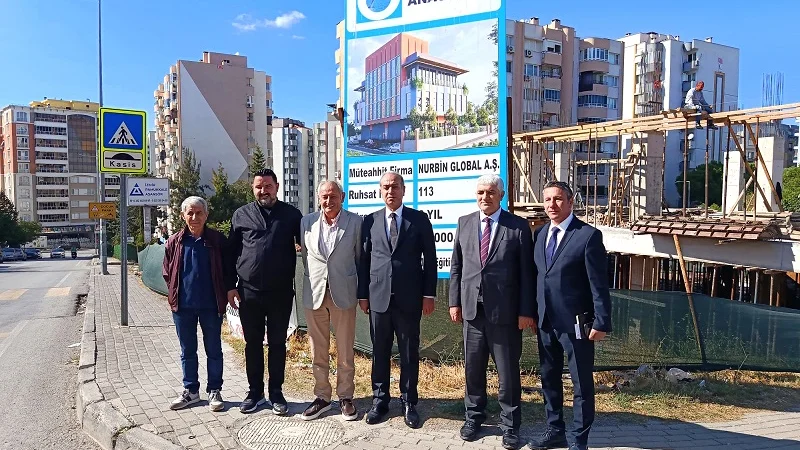 Buca'da Yapımı Süren Adil Demir Anaokulu'nda İnceleme