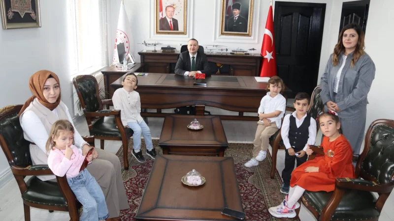 Bünyan Sümer Anaokulu'ndan Kaymakam Yücel Erdem'e Ziyaret