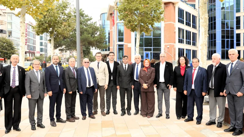Çerkezköy’de 19 Ekim Muhtarlar Günü Çelenk Töreniyle Kutlandı