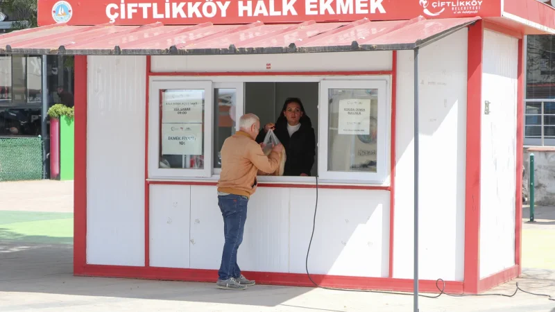 Çiftlikköy'de Halk Ekmek Satışları Artıyor: Üç Ayda 70 Bin Ekmek Tüketildi