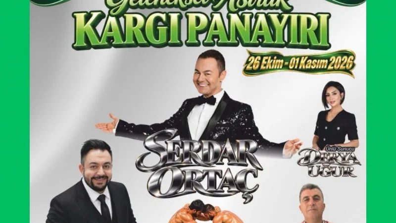 Çorum'un Tarihi Kargı Panayırı'nın 2026 Yılı Etkinlik Takvimi Açıklandı