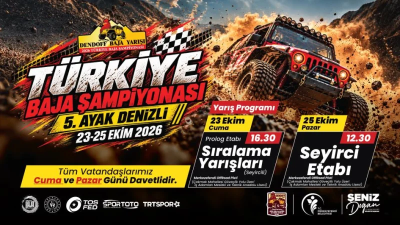Denizli Merkezefendi'de Off-Road Heyecanı Başlıyor