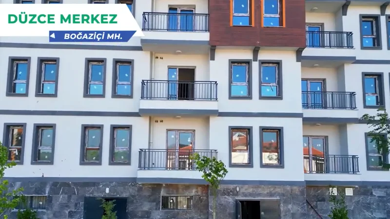 Düzce Boğaziçi'nde 83 Konut Hak Sahiplerine Teslim Ediliyor