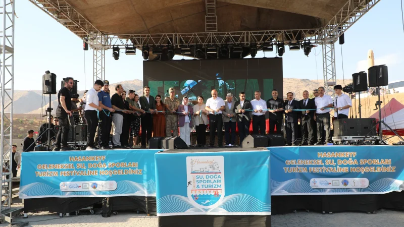 Hasankeyf'te Geleneksel Su, Turizm ve Gastronomi Festivali Düzenlendi