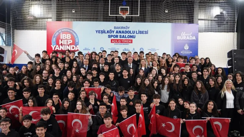 İstanbul'da Yeşilköy Anadolu Lisesi'ne Yeni Spor Salonu Kazandırıldı