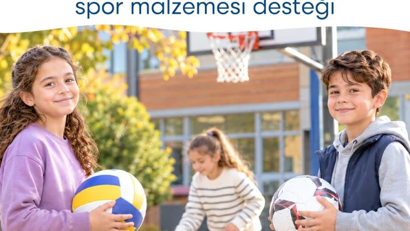 İzmir'de 1550 okula 37 milyon liralık spor malzemesi desteği